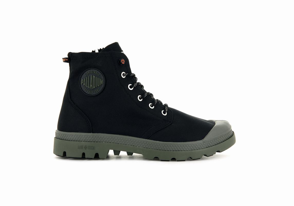 Botas Palladium Pampa Recycle Lite+ Wp+z Waterproof Hombre - Negras ||BAPJ-54687||